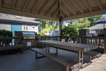 Bbq and picnic area with gazebo
